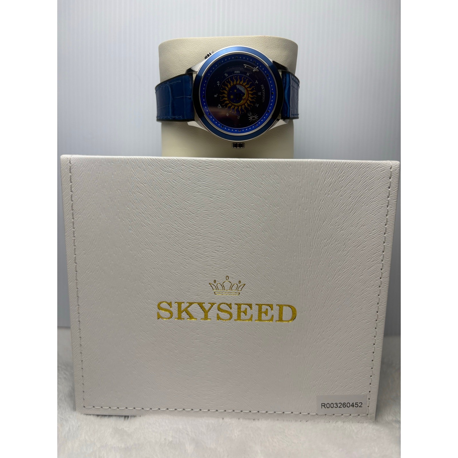 Stunning Skyseed Blue Zodiac Automatic Unisex Watch – New!