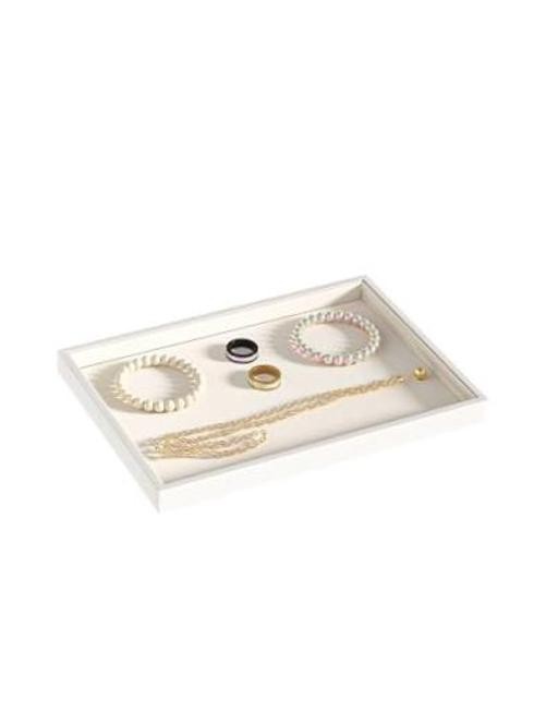 Drawer Jewelry Organizers And Storage,Velvet Bracelet And Beige Blank Trays