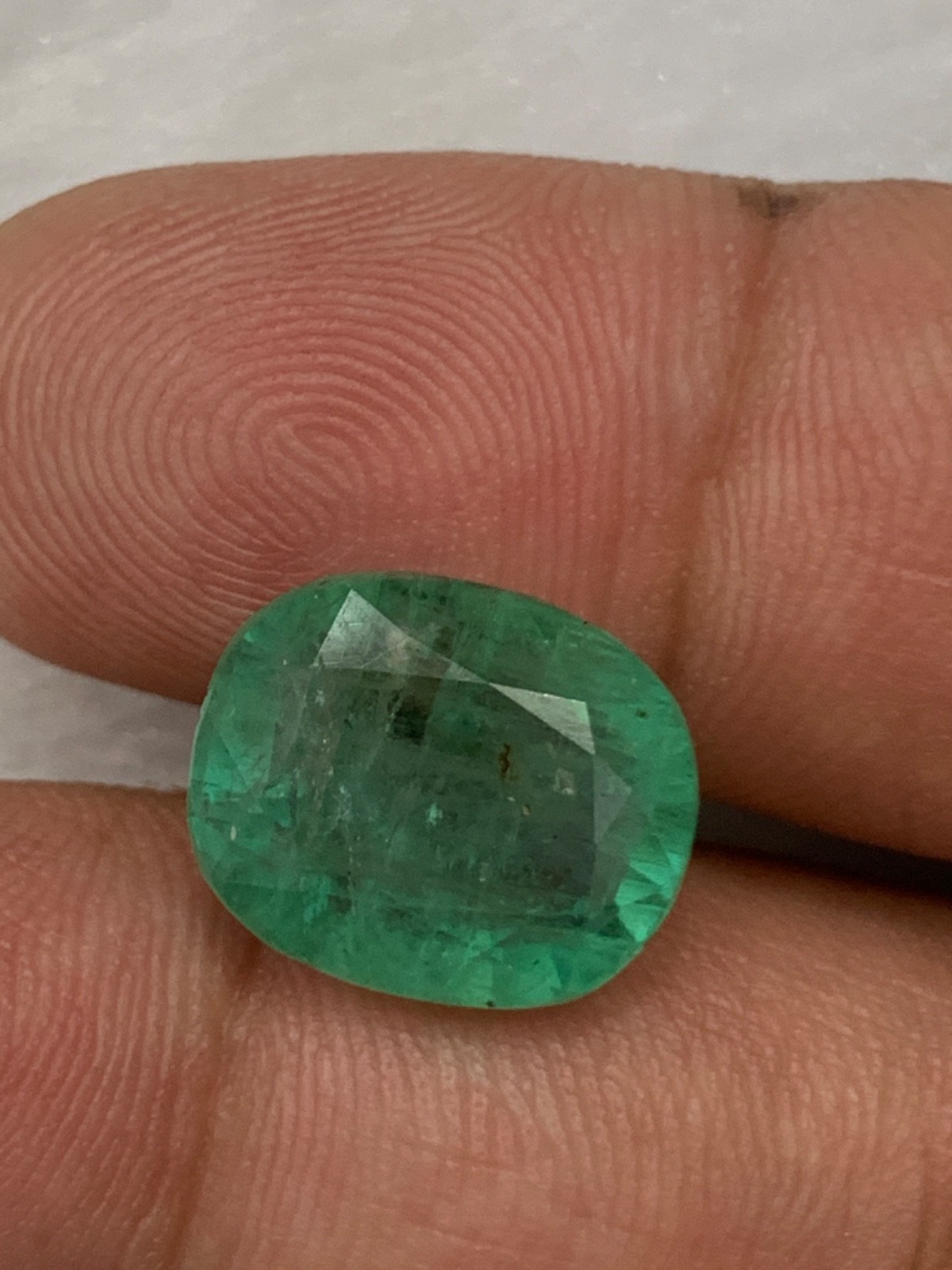 8.15 Carats Outrageous Big size Loose Emerald from Chitral Pakistan