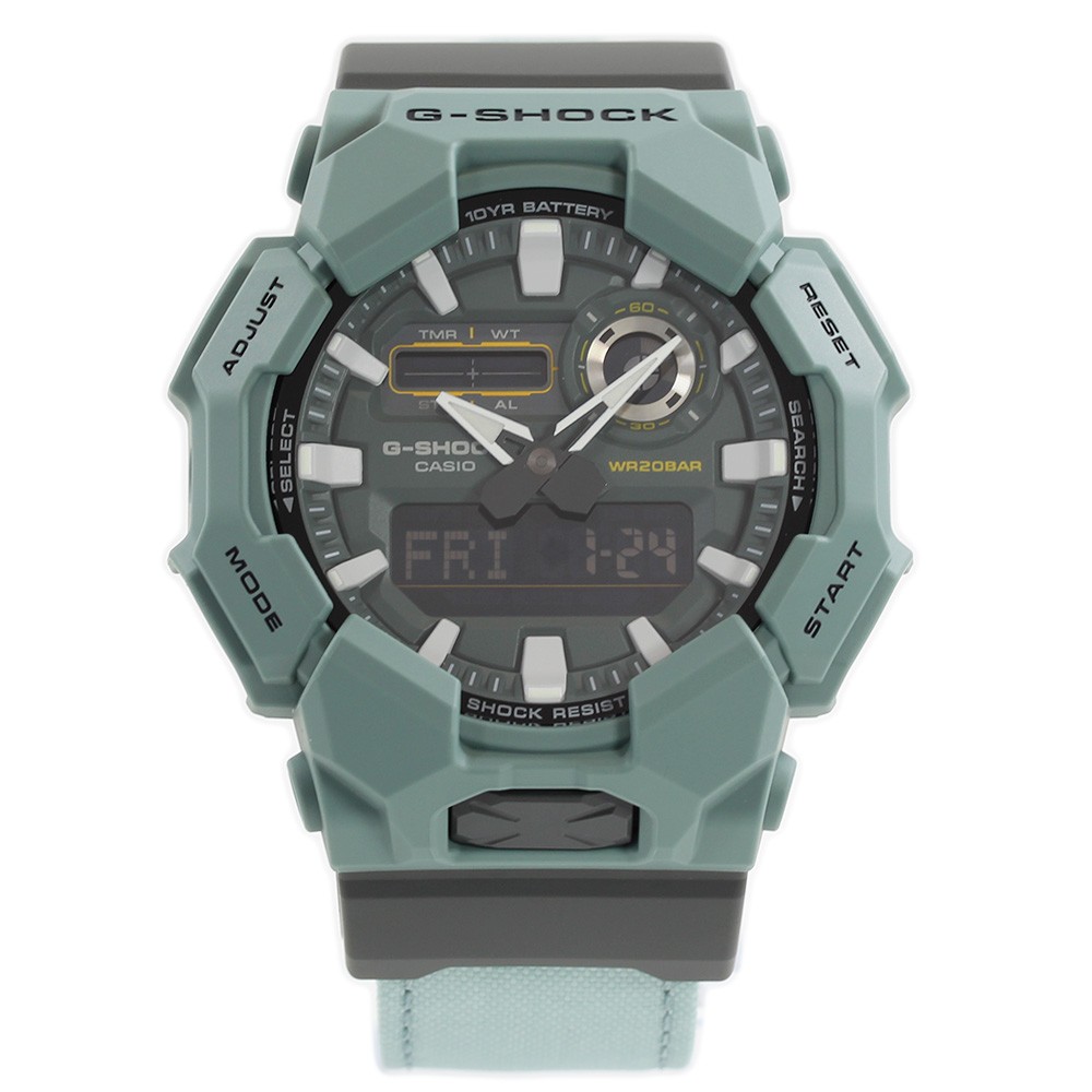 CASIO G-SHOCK GA-010CE-2A GA-010 Series GA-010 Analog & Digital Cadet Blue