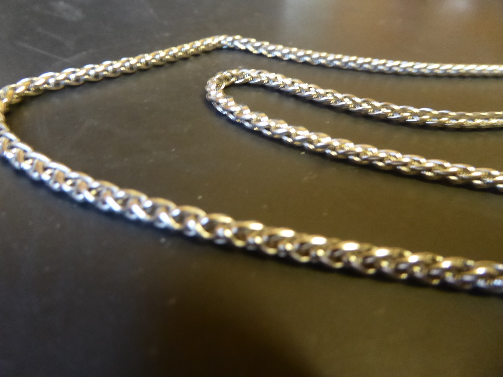 STAINLESS STEEL 55 cm WHEAT CHAIN LINK CHAIN 316L #880
