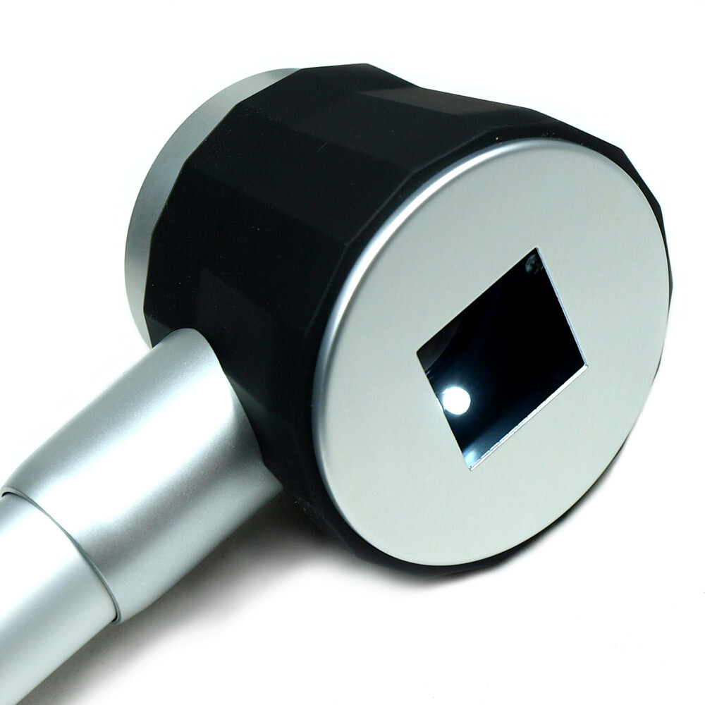 10X Optical glass Magnifier LED Lighted Jeweler loupe with Measure Scale