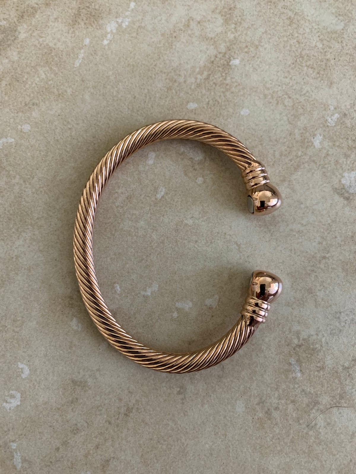 Pure Copper Magnetic Bracelet Bangle Arthritis Pain Relief Balance Energy Stress