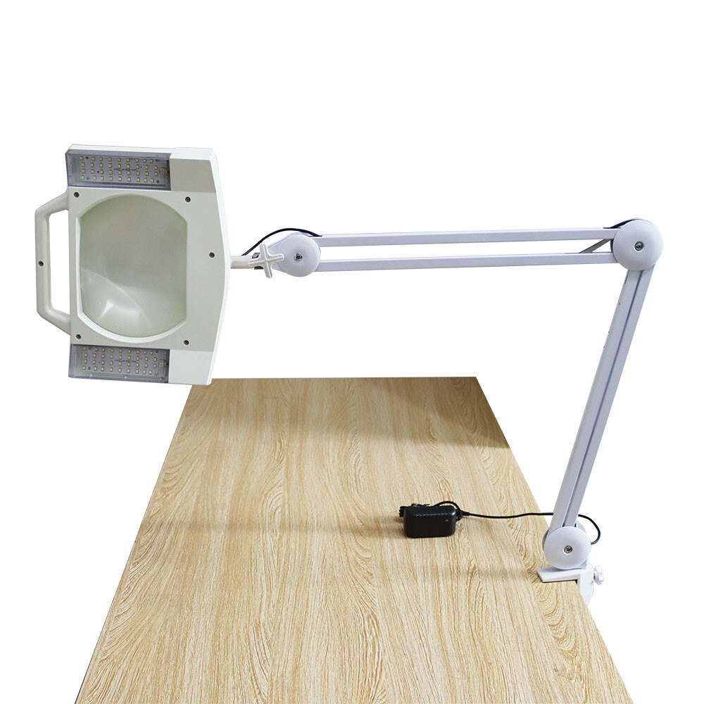 Top-grade 10x LED Table Clamp Magnifier Lamp Clip-on Type Magnifier Lamp 140151