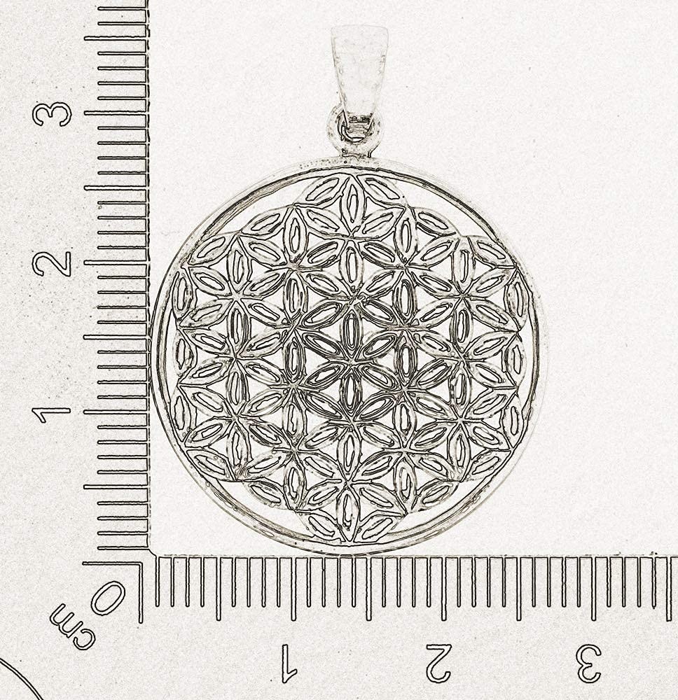 Flower of Life Pendant 925 Sterling Silver AS147