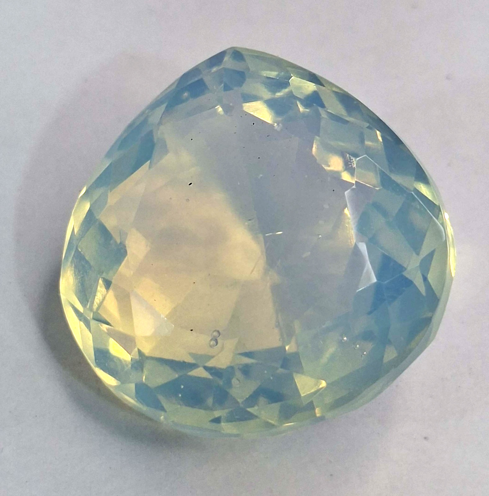 Fabulous Blue Fire Opal Pear Cut 58-60 Ct Loose Certified Gemstone SB326
