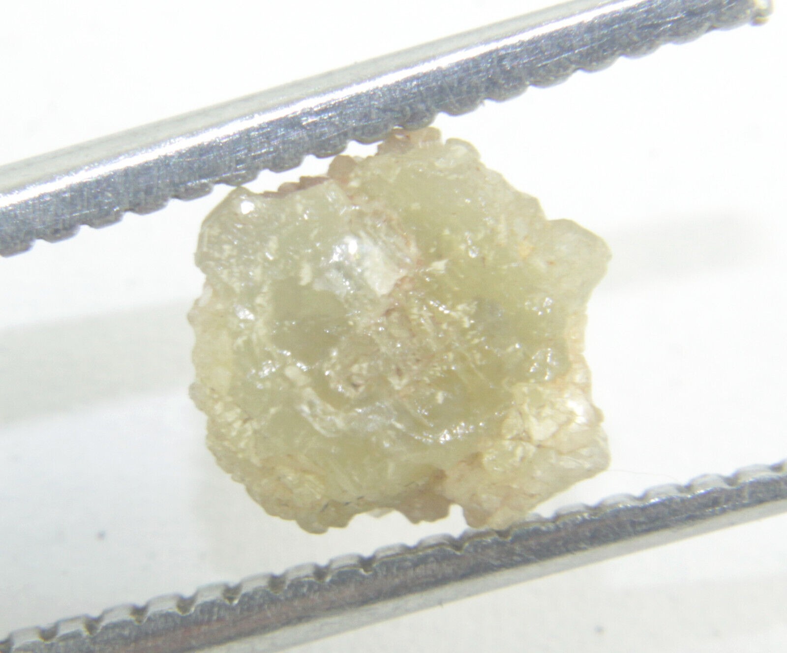 1.68 CTS NATURAL REAL RAW UNCUT GREY ROUGH DIAMOND 8.09×7.69×4.45 MM
