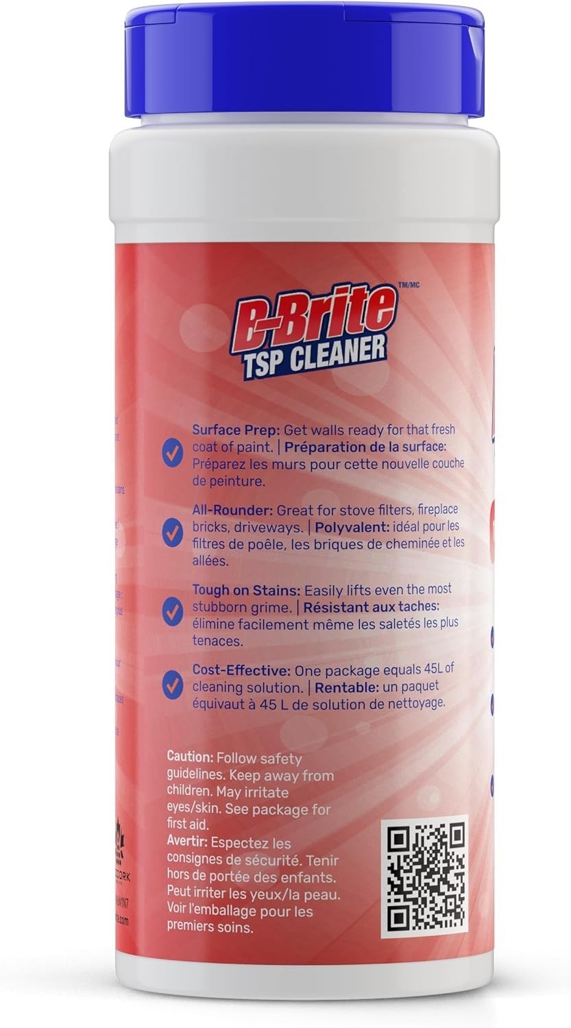 Eco-Friendly TSP Cleaner Powder – 1LB for Walls, Floors, & Automotive Use