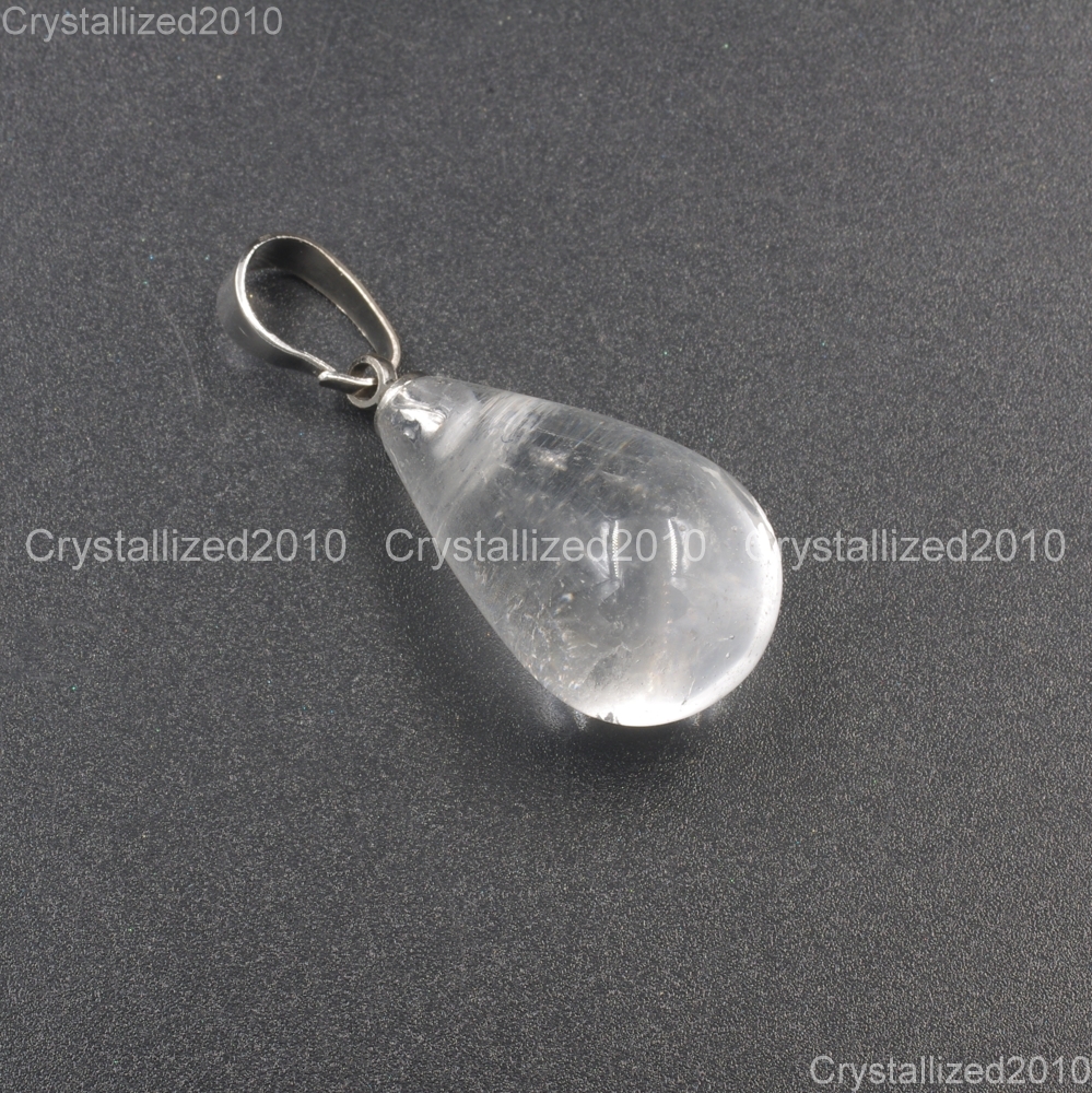 Natural Gemstones Drop Raindrop Reiki Chakra Healing Pendant Beads Assorted