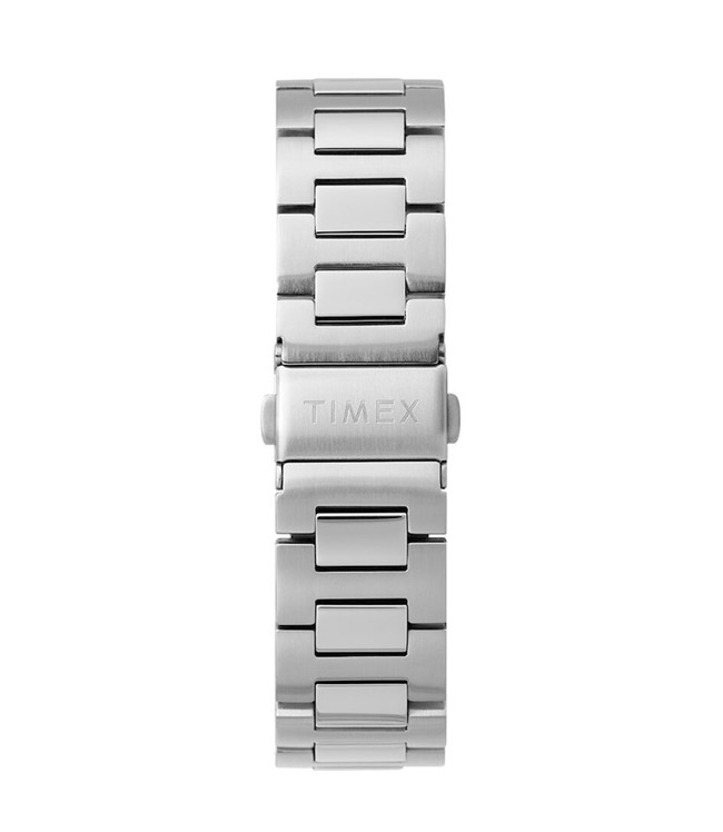 Timex Waterbury TW2T70800 Silver Day Date Stainless Steel Men’s Watch 42mm 50M