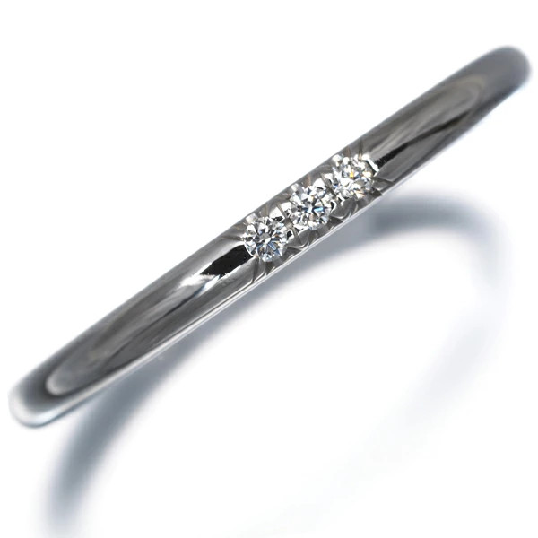 Tiffany & Co. Pt950 Ring US 6.5 2mm Width Jewelry