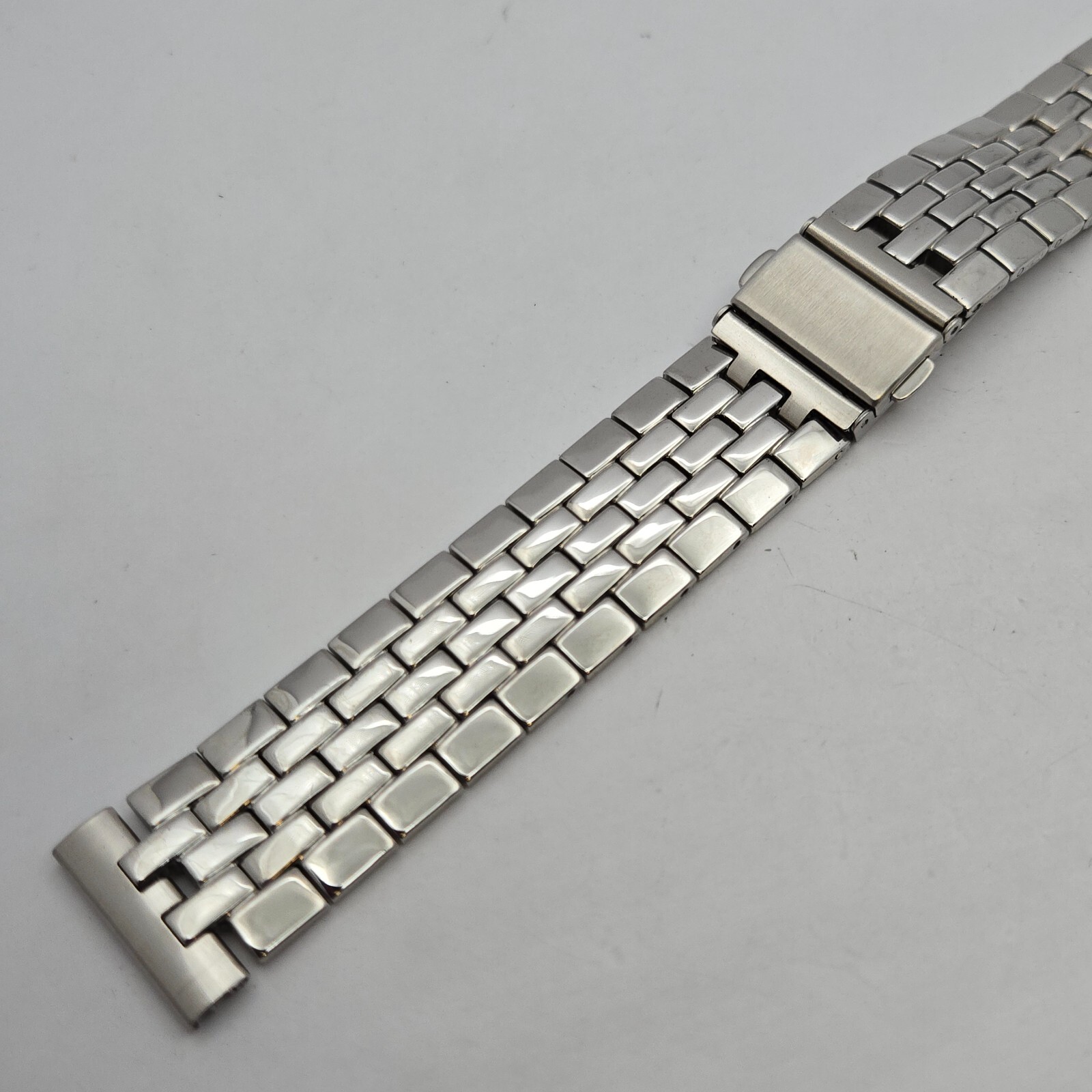 20mm stainless steel watch accessories watch bracelet/strap, silver watch chain