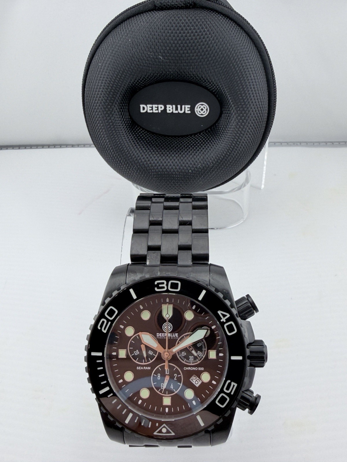 Deep Blue Sea Ram 500 Chronograph Black PVD Quartz LE 0032/5000 Sapphire 45mm