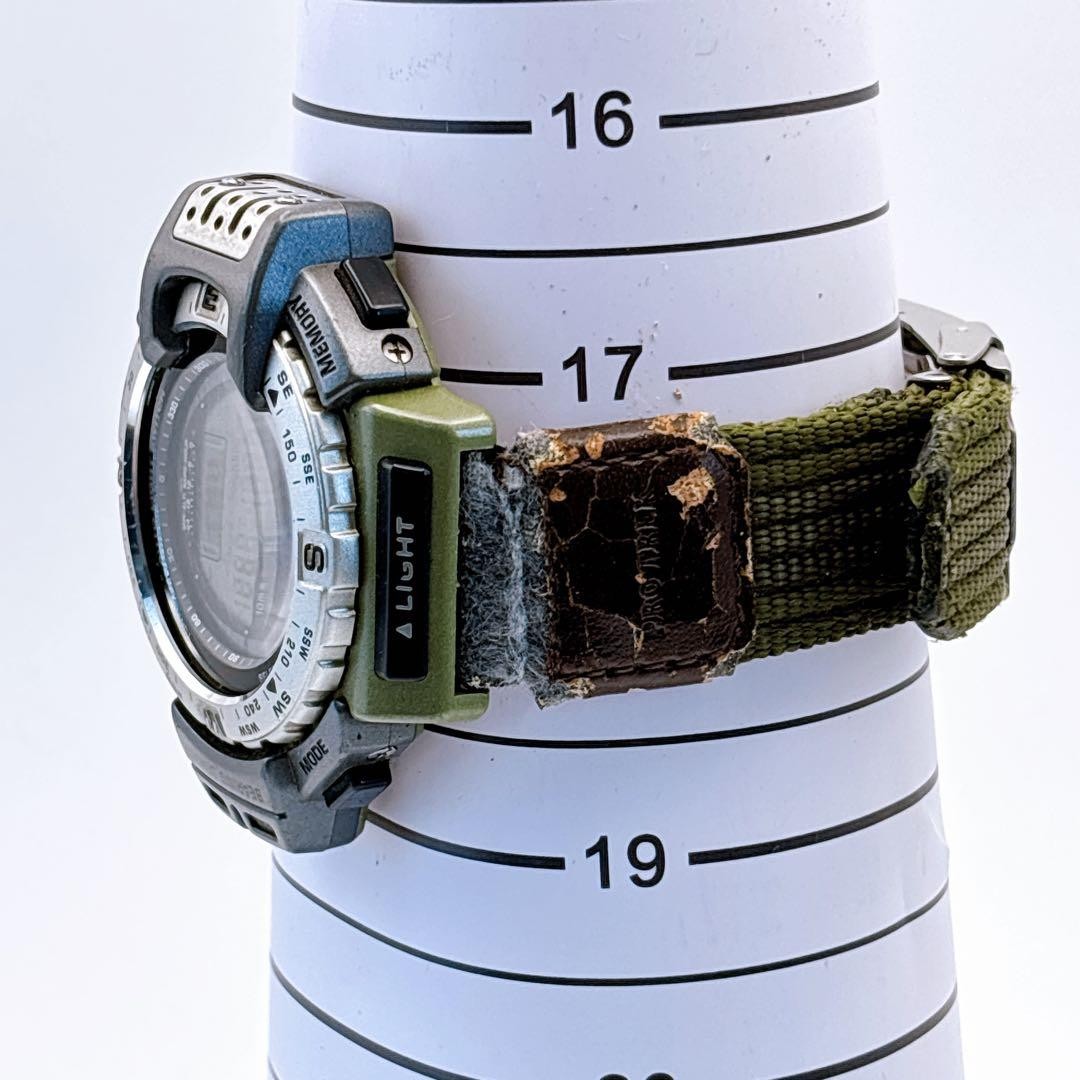 Working condition CASIO PROTREK PRT-40J Triple Sensor Watch From Japan