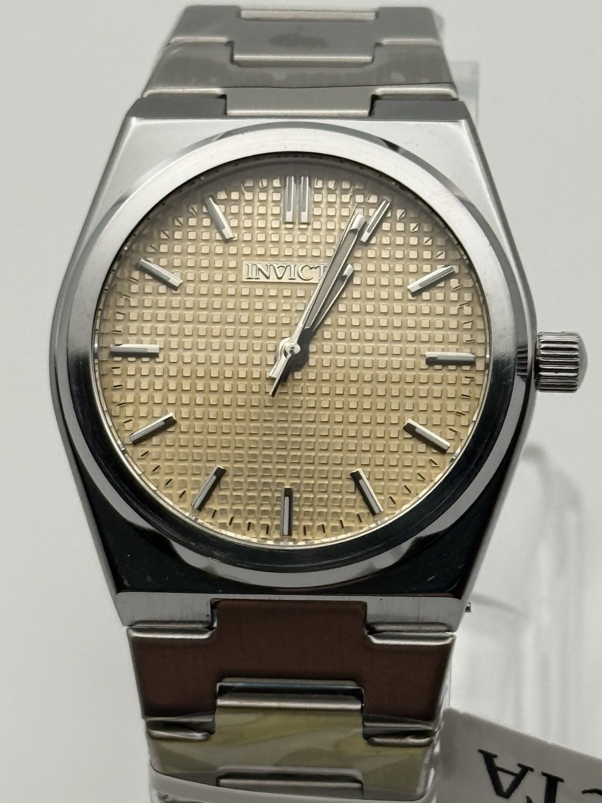 Invicta Celestial 69404 Desert Sand Textured Dial Stainless Steel Watch New