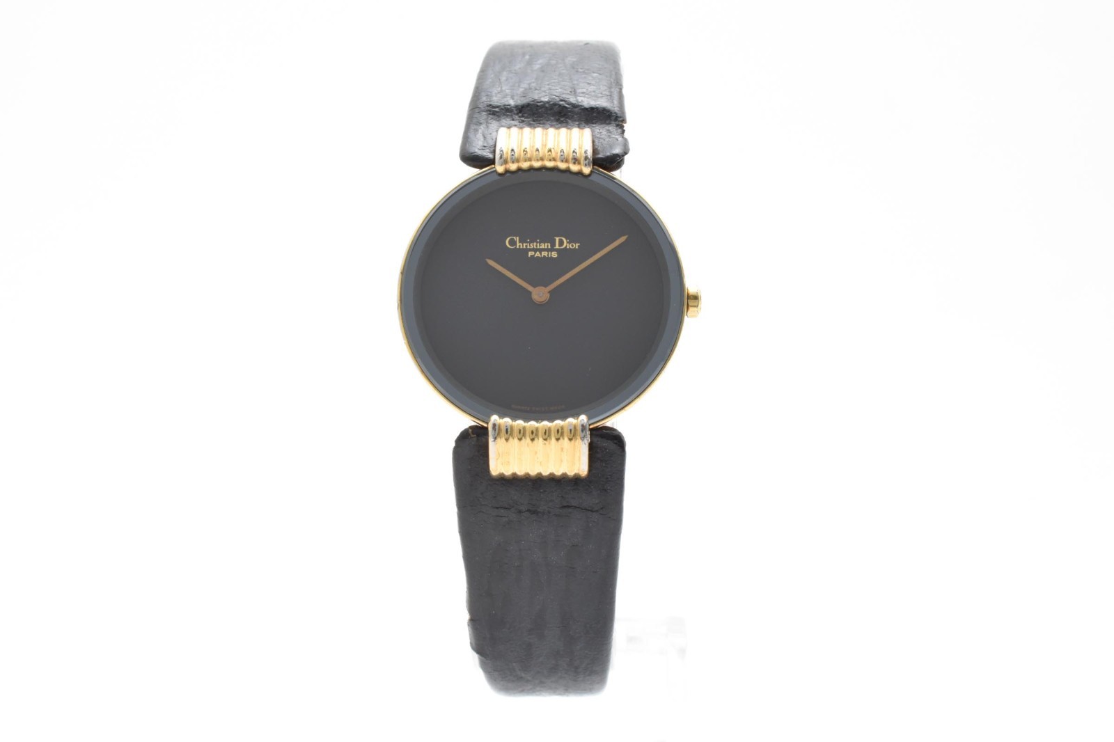 Vintage [ Near MINT ] Christian Dior Bagheera 46 153-3 Black Ladies Watch JAPAN