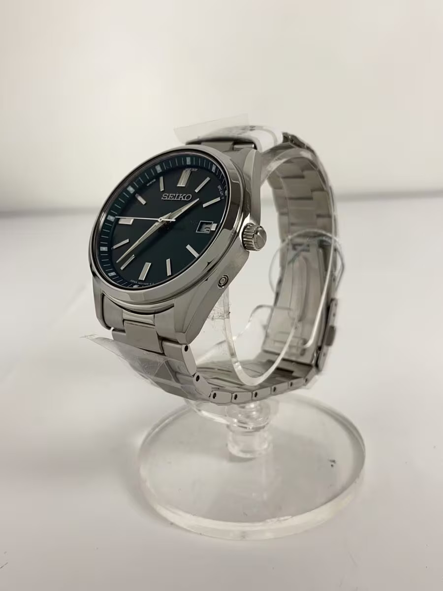 SEIKO Solar Watch Analog Stainless Steel SLV SS 7B72 0AC0
