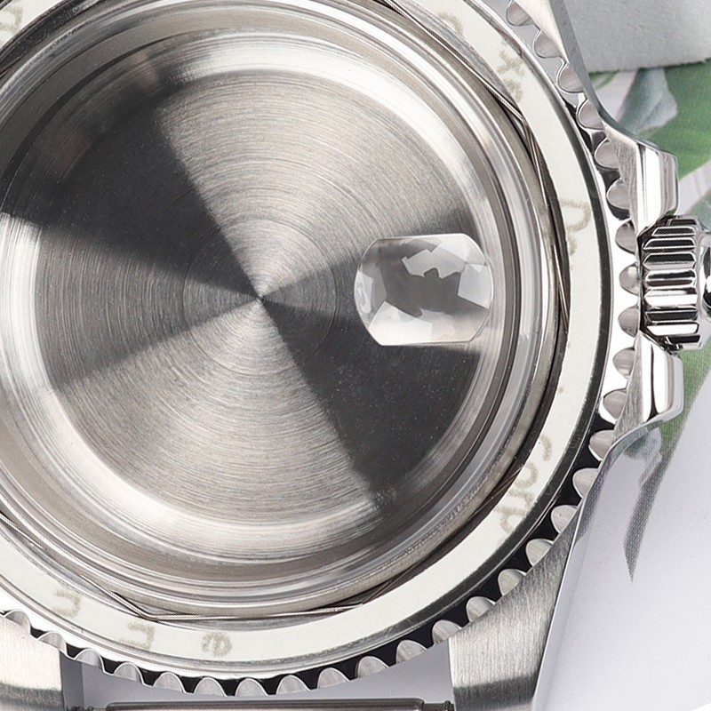 FEIYASHI 40mm Oyster SUB Watch Case Fine Brushed Steel 10ATM For Seiko NH35 NH36