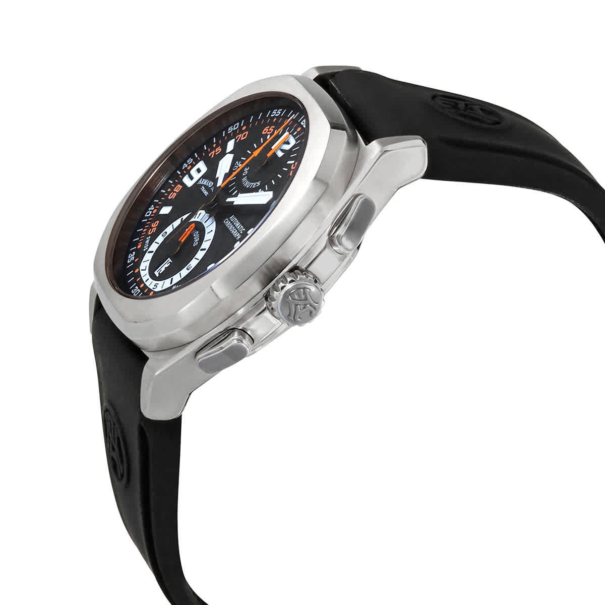Armand Nicolet JH9 Chronograph Automatic Black Dial Mens Watch A668HAANOGG4710N