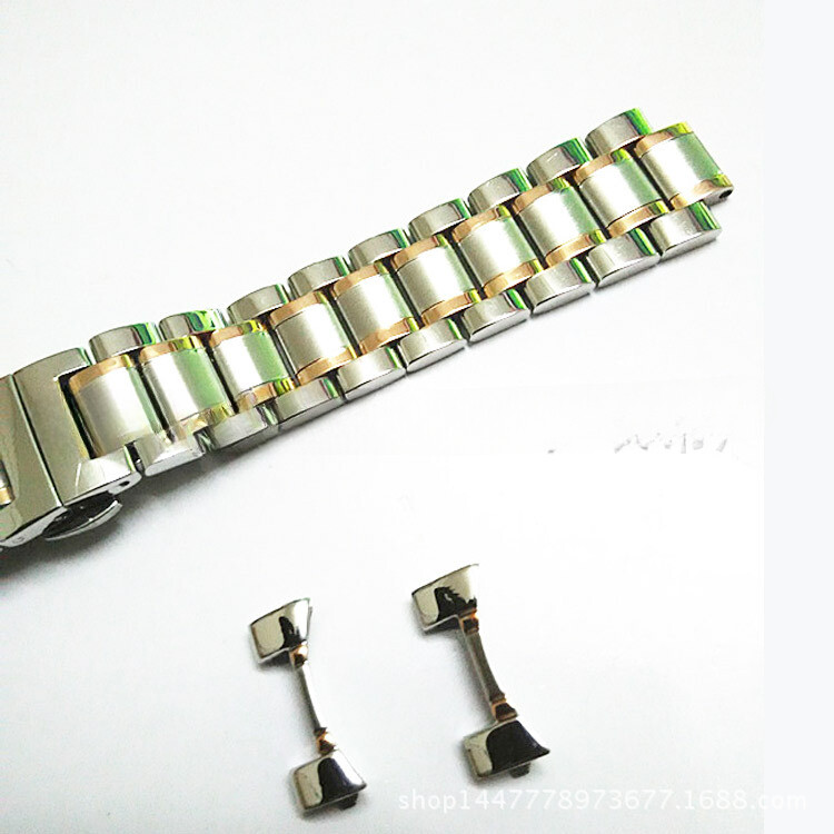 Solid Stainless Steel Watch Strap Band Metal 19/20/21mm For Longines Masterpiece