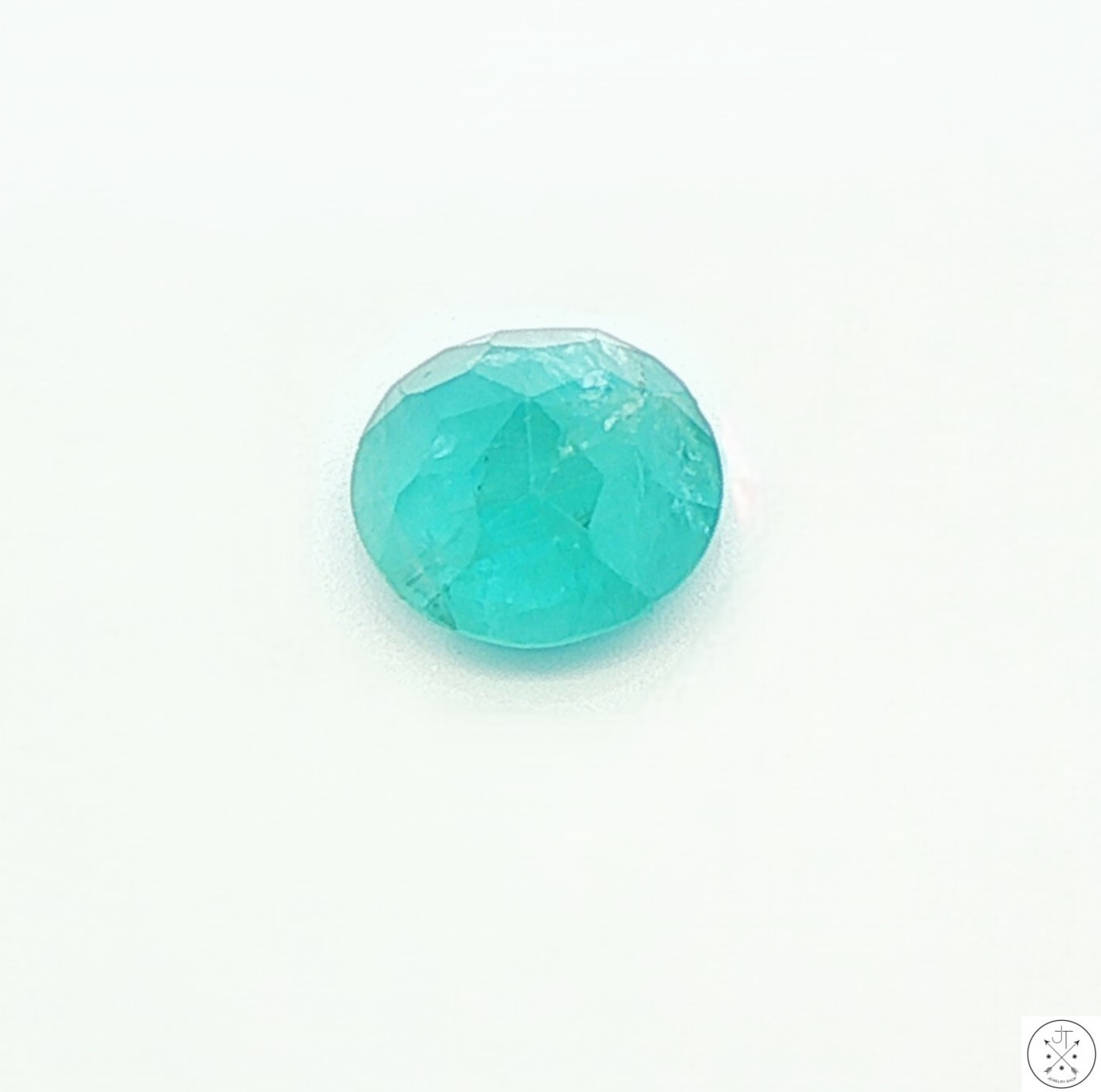 Rare 1.50 Carat Natural Grandidierite 8 mm Round Faceted Gemstone Loose