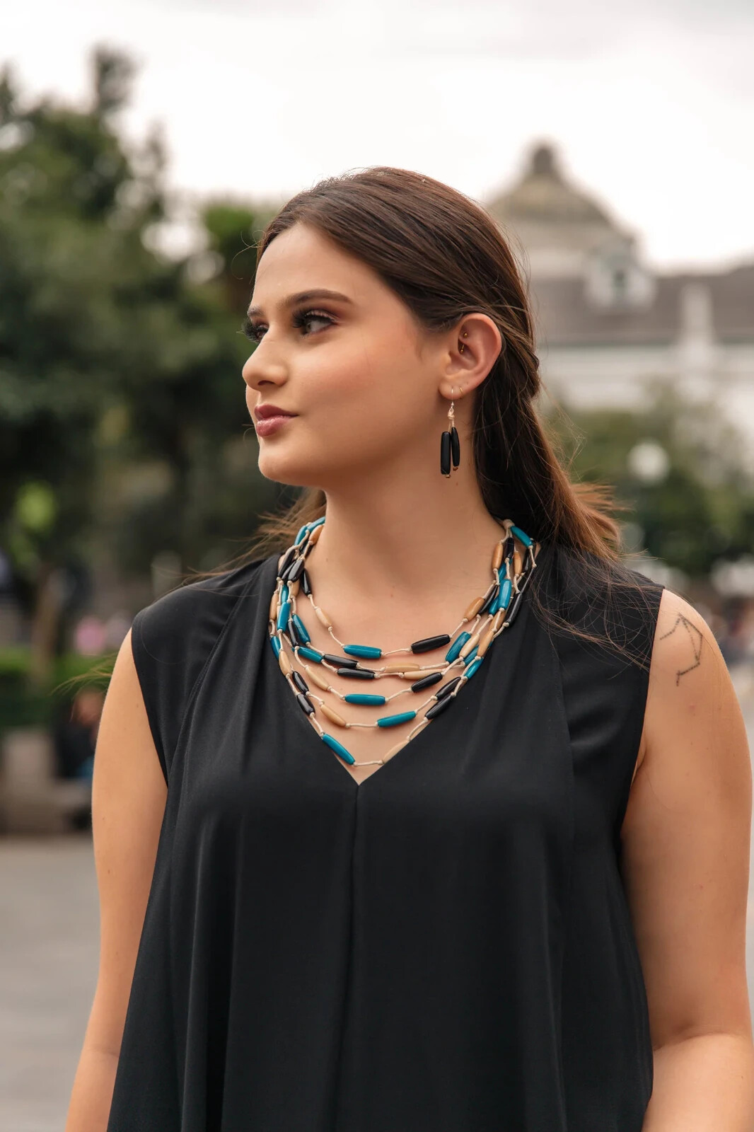 Fair Trade Tagua Nut Organic Earrings Jewelry (Sustainable & Eco-Friendly)