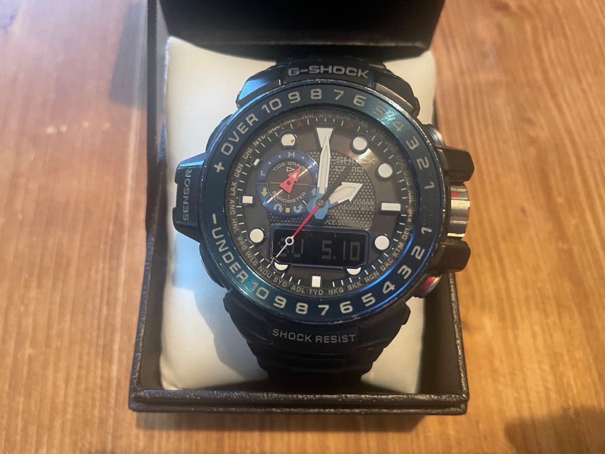 G SHOCK Gulfmaster radio solar wristwatch CASIO GWN 1000B 1BJF GULFMASTER radio