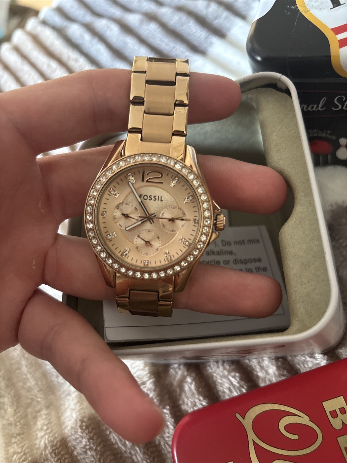 Fossil Riley Multifunction ES2811 Wrist Watch for Women