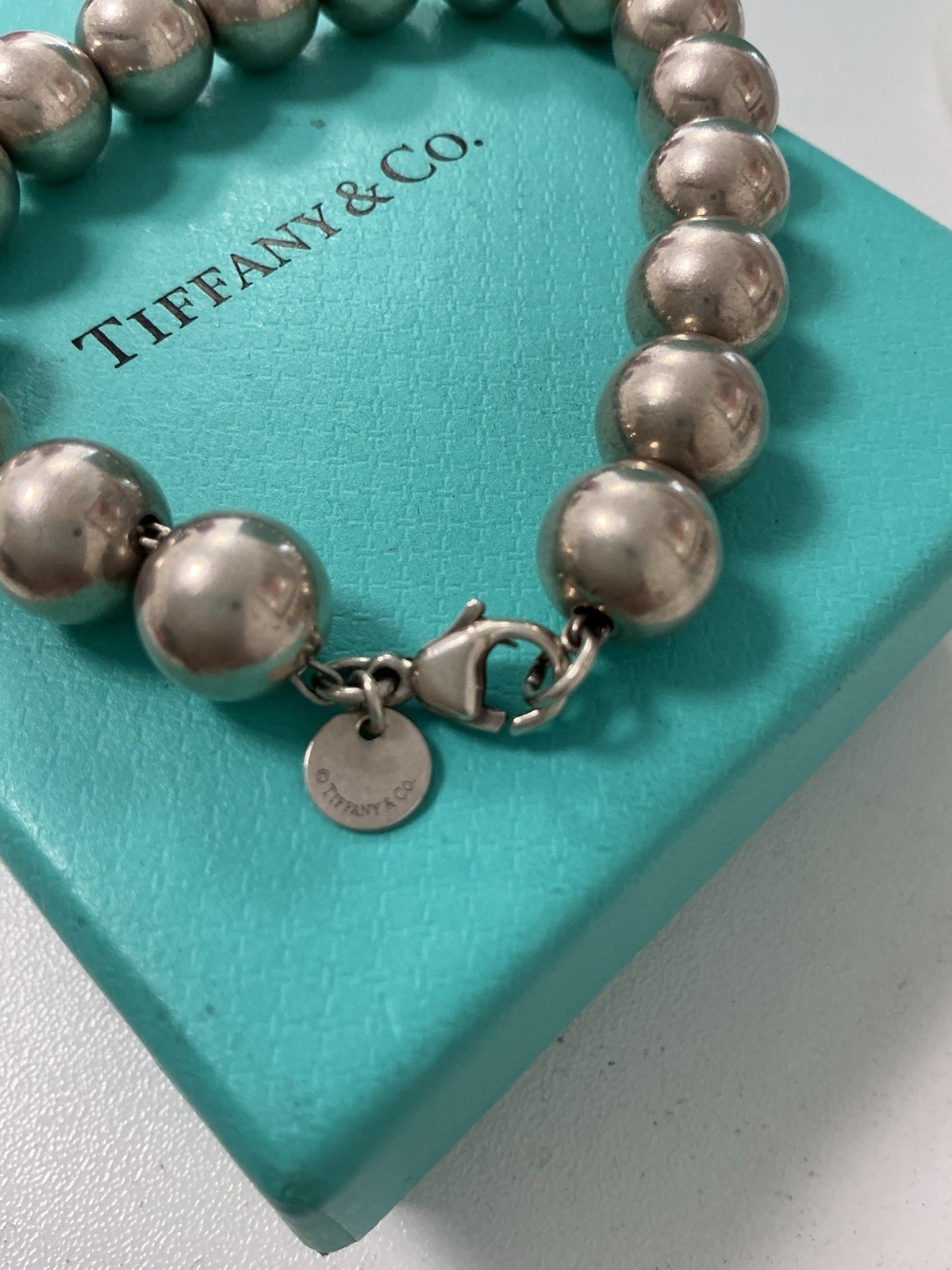 Tiffany & Co. Graduated Bead Bracelet & Earrings
