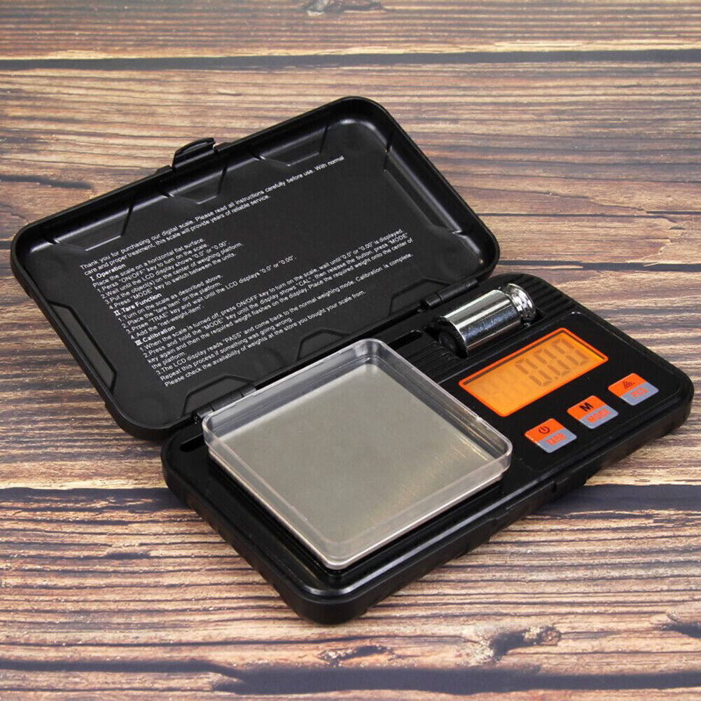 50g/0.001g 200g/0.01g High Precision Mini Digital Pocket Scale Jewellery Scales