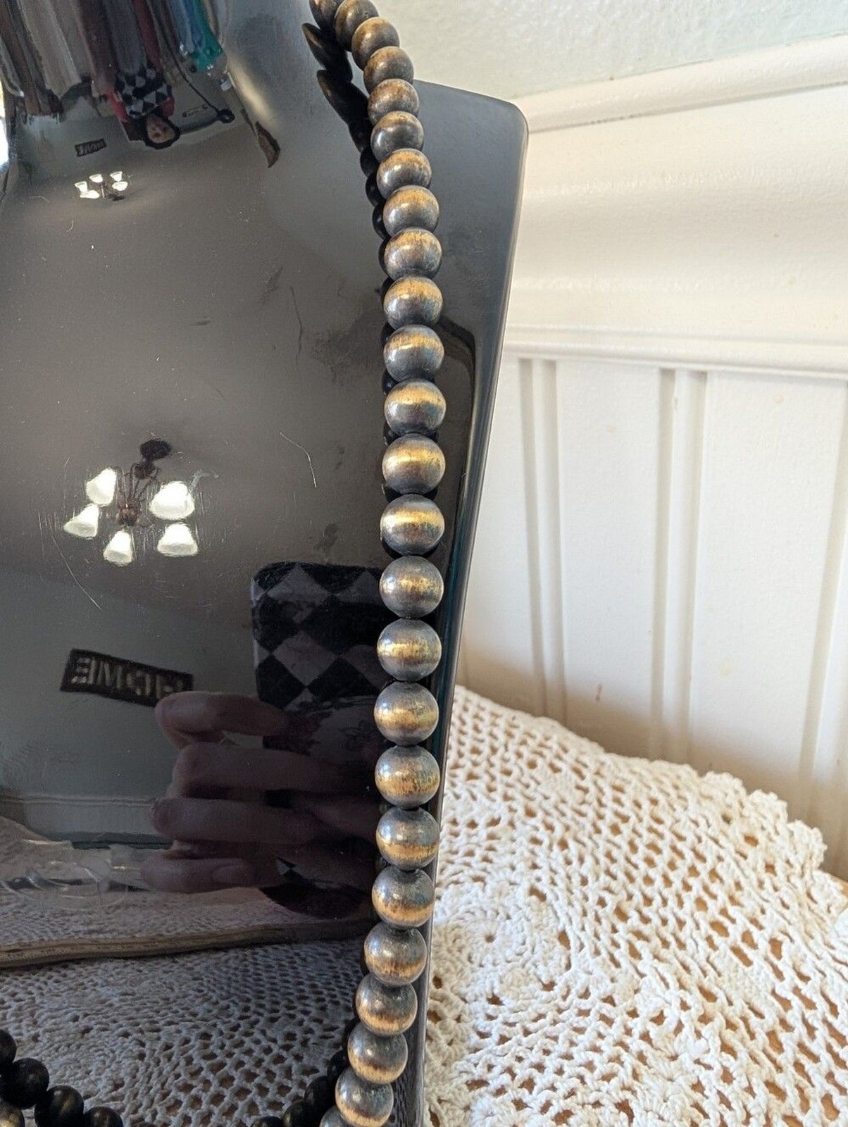 Pure Brass Pearl Necklace 18-20 Inches