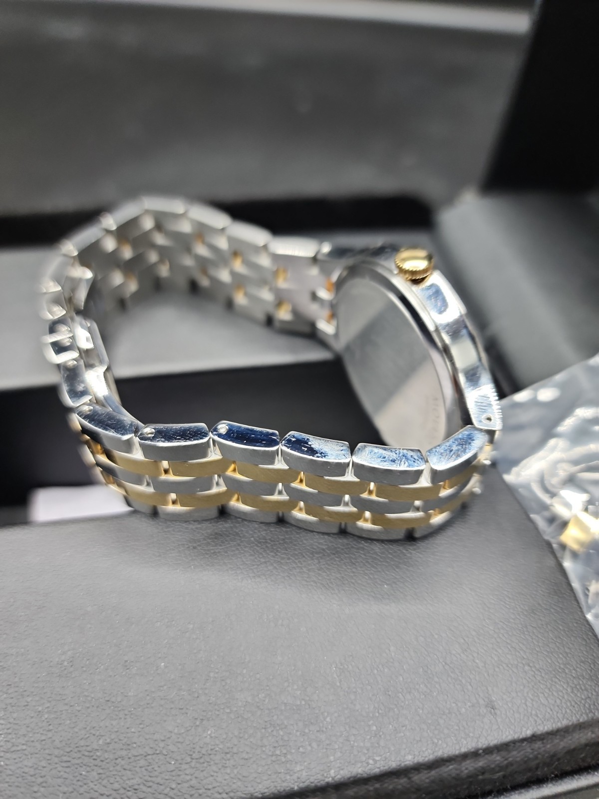 Movado Men’s Veturi Two-Tone Stainless Steel Watch – New In Box & New Battery
