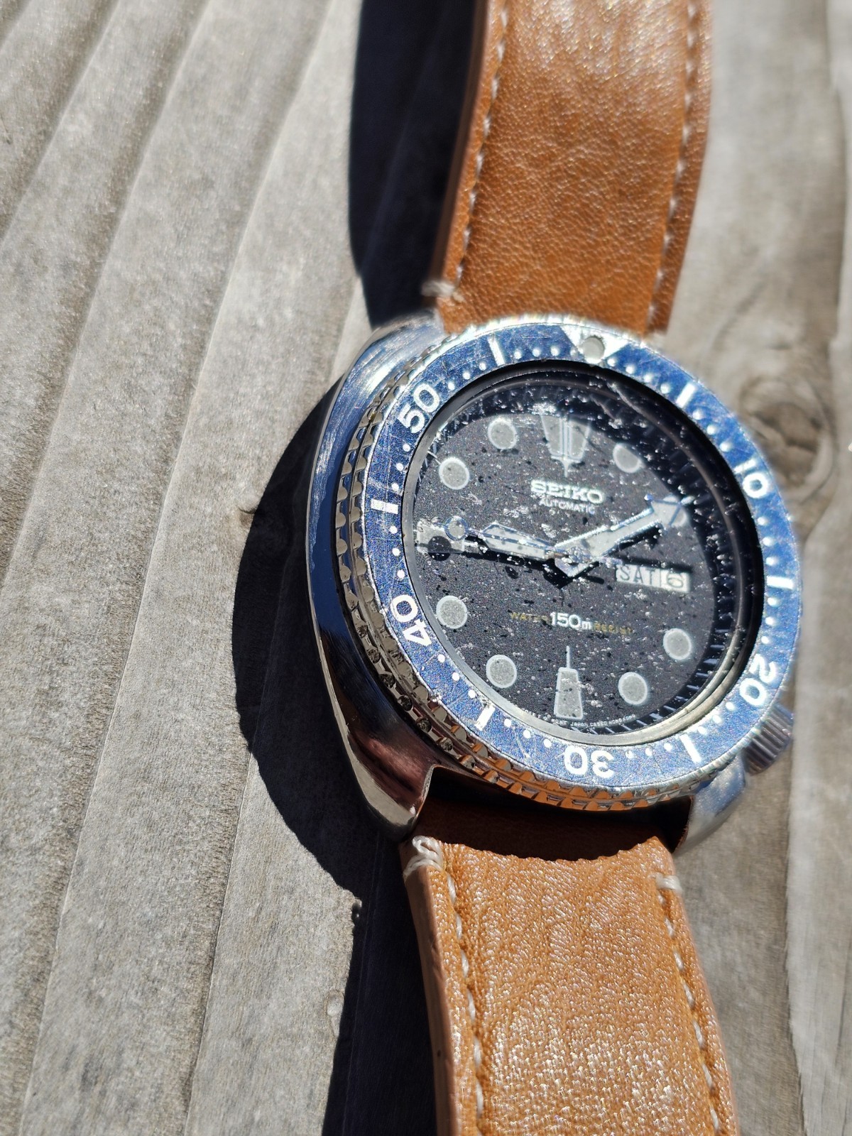 Vintage Seiko Automatic 6309-7040 Turtle Diver Fully Functional Day – Date.