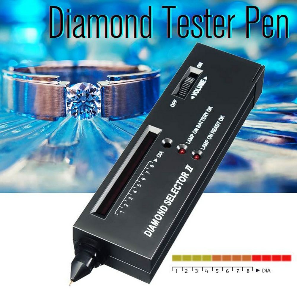 Portable Diamond Gem Tester Selector Gemstone Platform Jeweler Tool Testing Pen