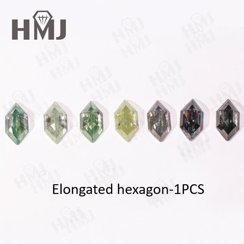 Salt and Pepper Moissnite Diamond Kite Pear Cut For Engagement Ring Wedding Gift