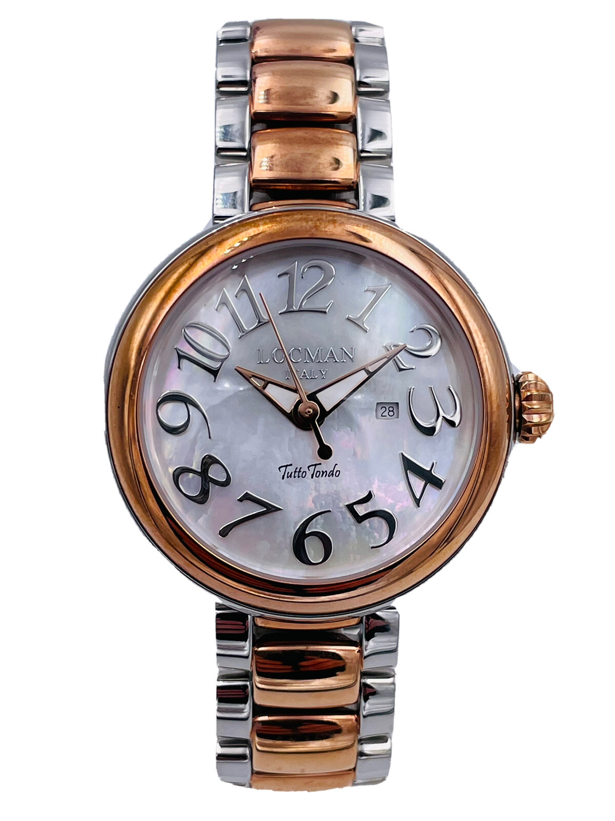 Locman Tutto Tondo Lady Watch 32mm Stainless Steel/Gold 36AOW/660 New