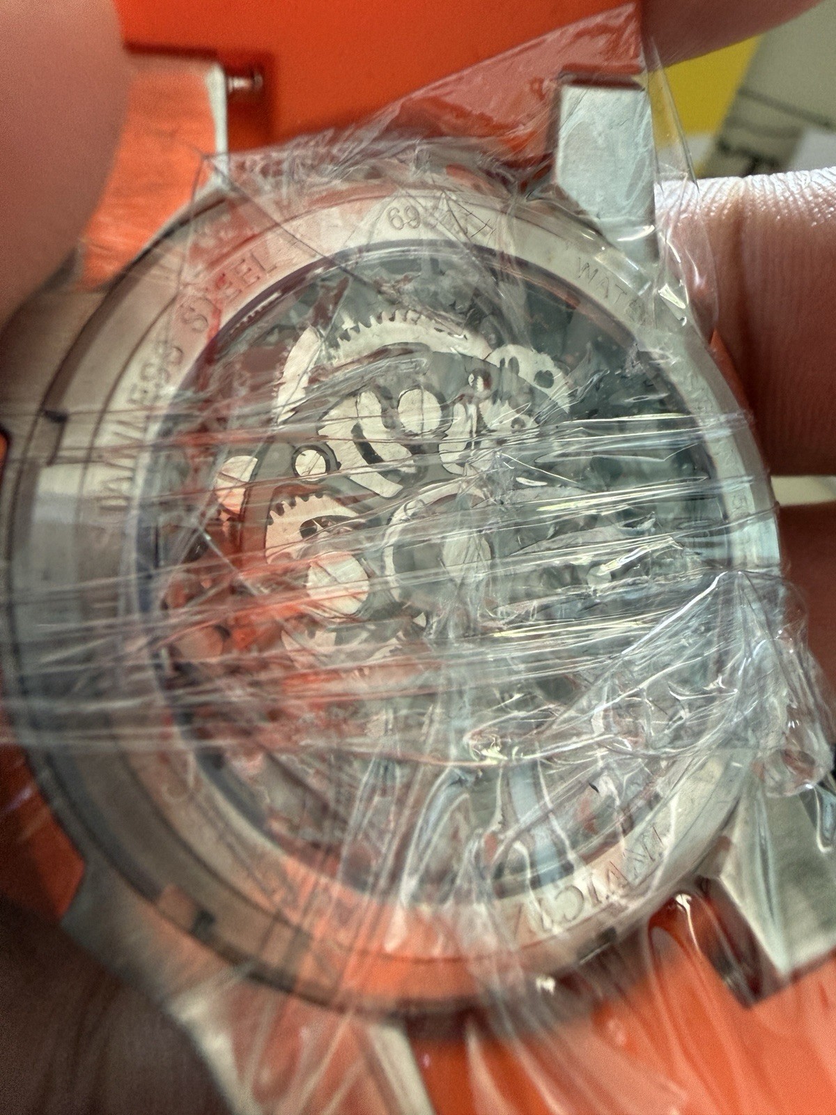 Invicta Celestial Adamastre Automatic Men’s Watch w/ Skeleton Dial – 43mm, Orang