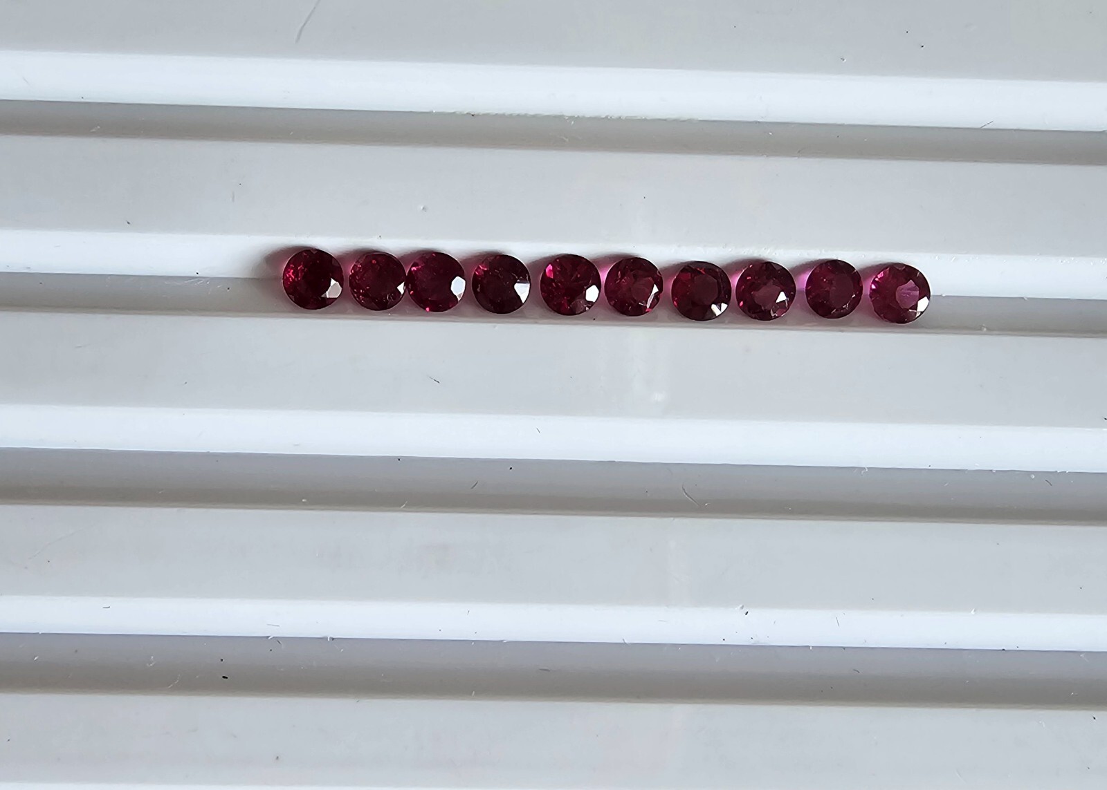Rubys Set of 10 pieces Loose Gemstones