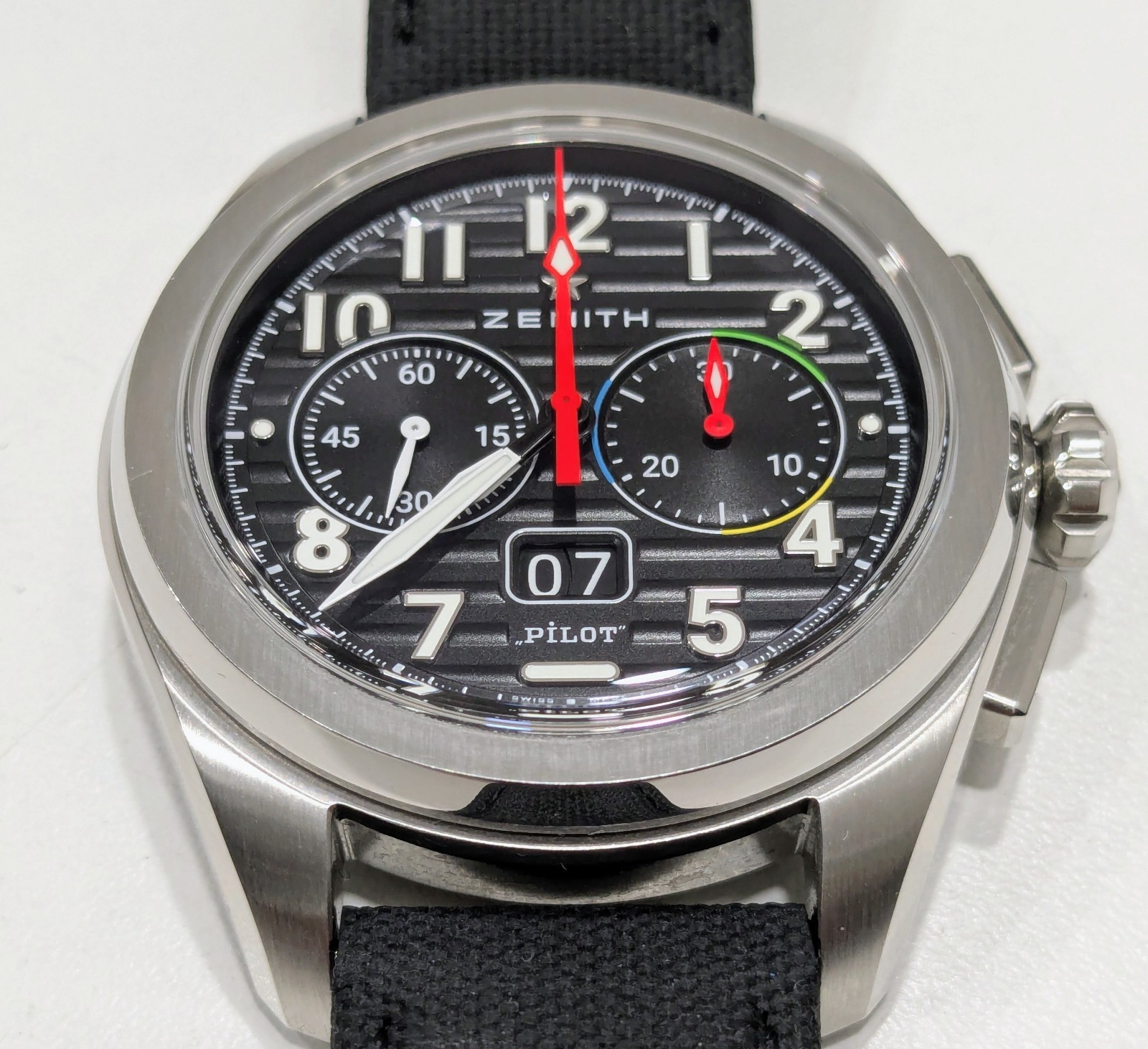 Zenith Pilot Big Eye Flyback 03.4000.3652/21.I001 42.5 Men’s Watch