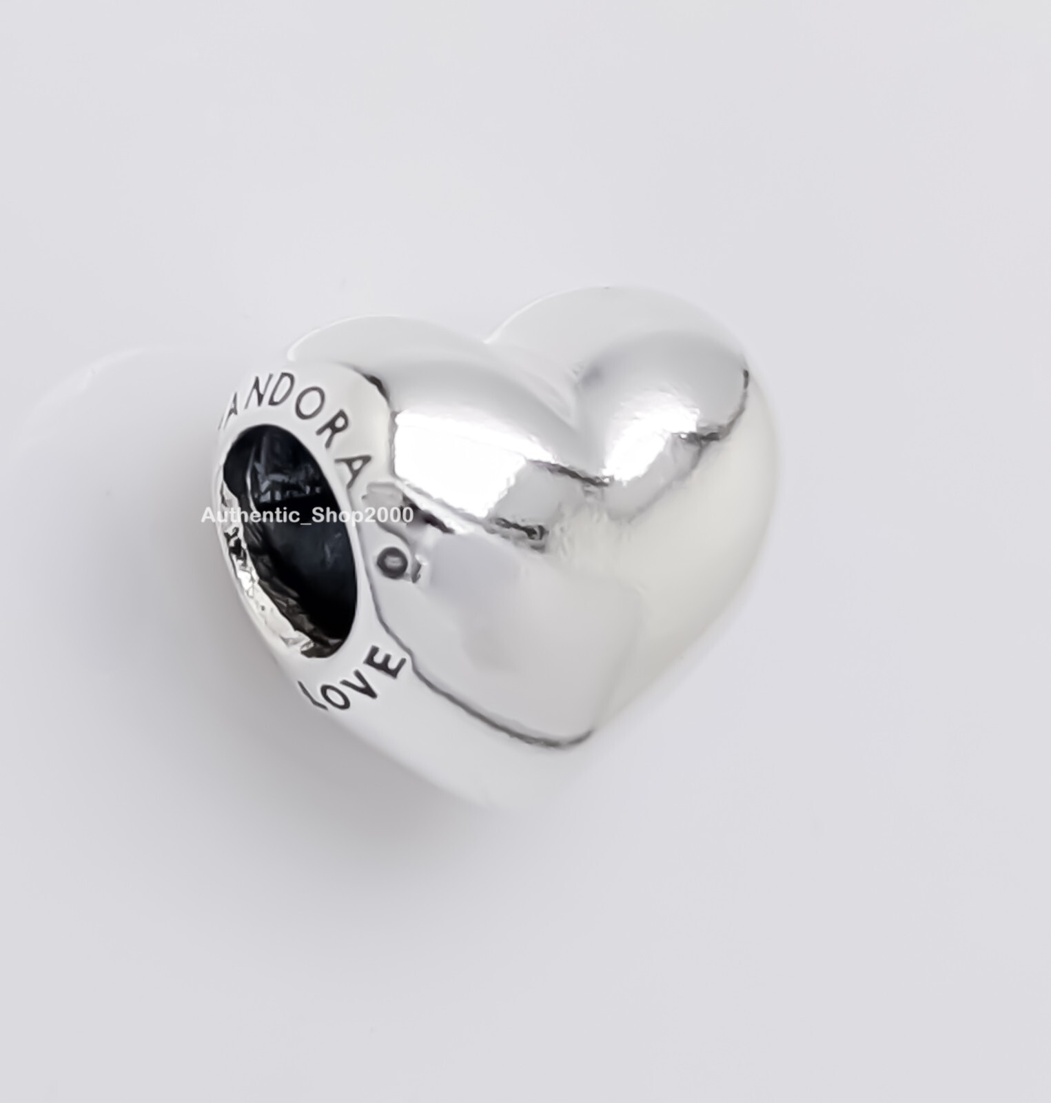 NEW 100% Authentic PANDORA Brand 925 Be Love Engravable Heart Charm 793439C00