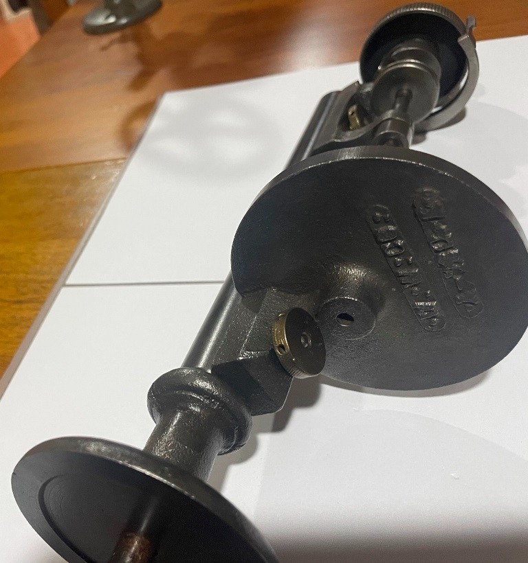 Very Old Watchmakers Lathe/Countershaft Driven WW Micro Drill, See Details Below