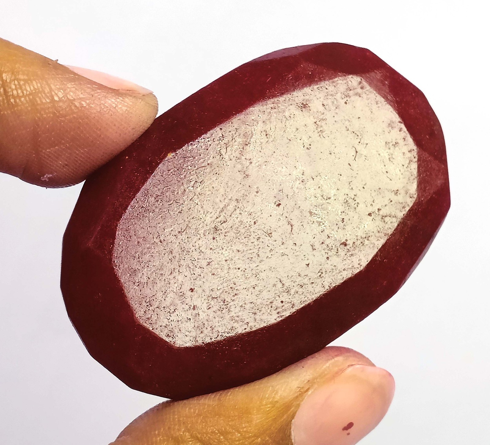 Spectacular Quality 124 Ct Natural Red Ruby Oval Shape IGL Gemstone 6AHL