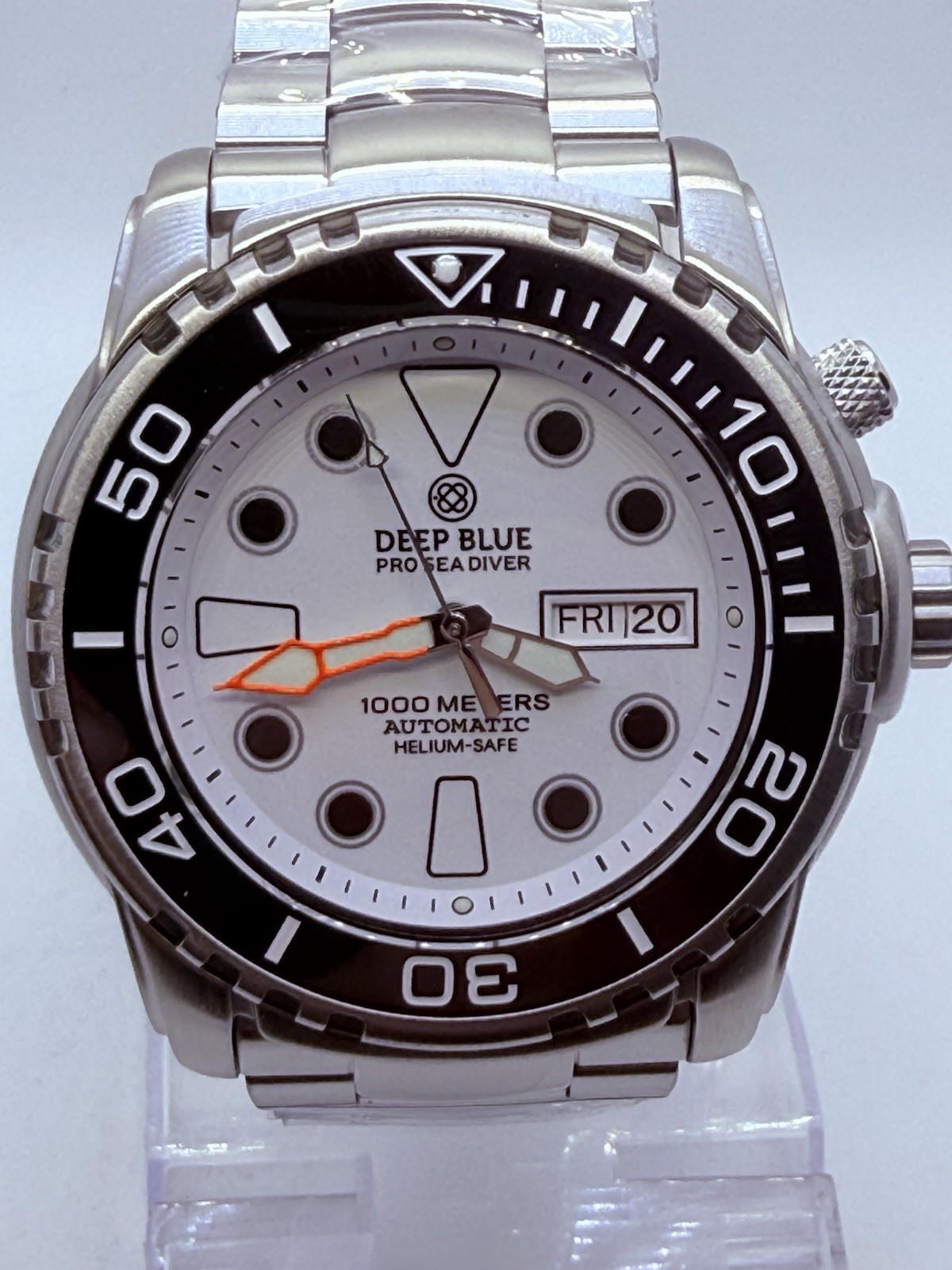 Deep Blue PRO SEA DIVER 1000M AUTO DIVE WATCH-BLUE FULL LUME DIAL/NEW‼️