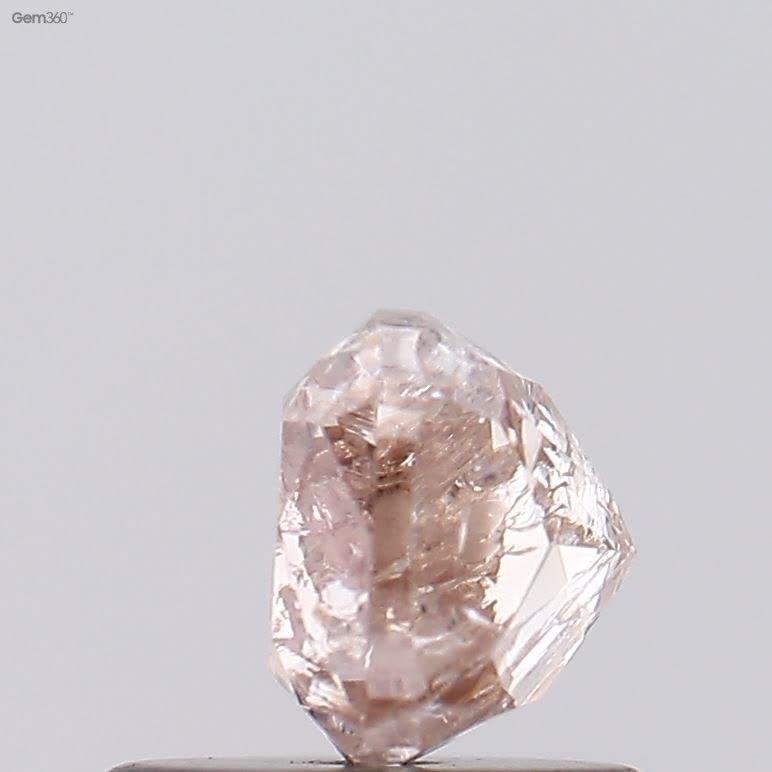 0.80 CT Very Light Brown Color Cushion Shape Diamond | Engagement Ring