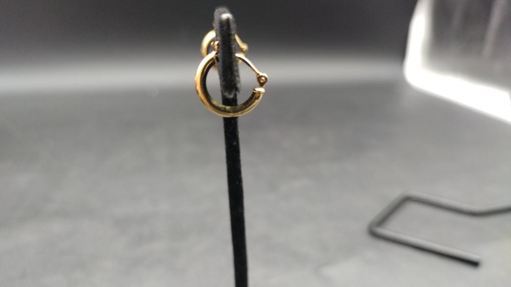 Gold Earrings 10K Yellow Gold 0.5g (ASA067590)