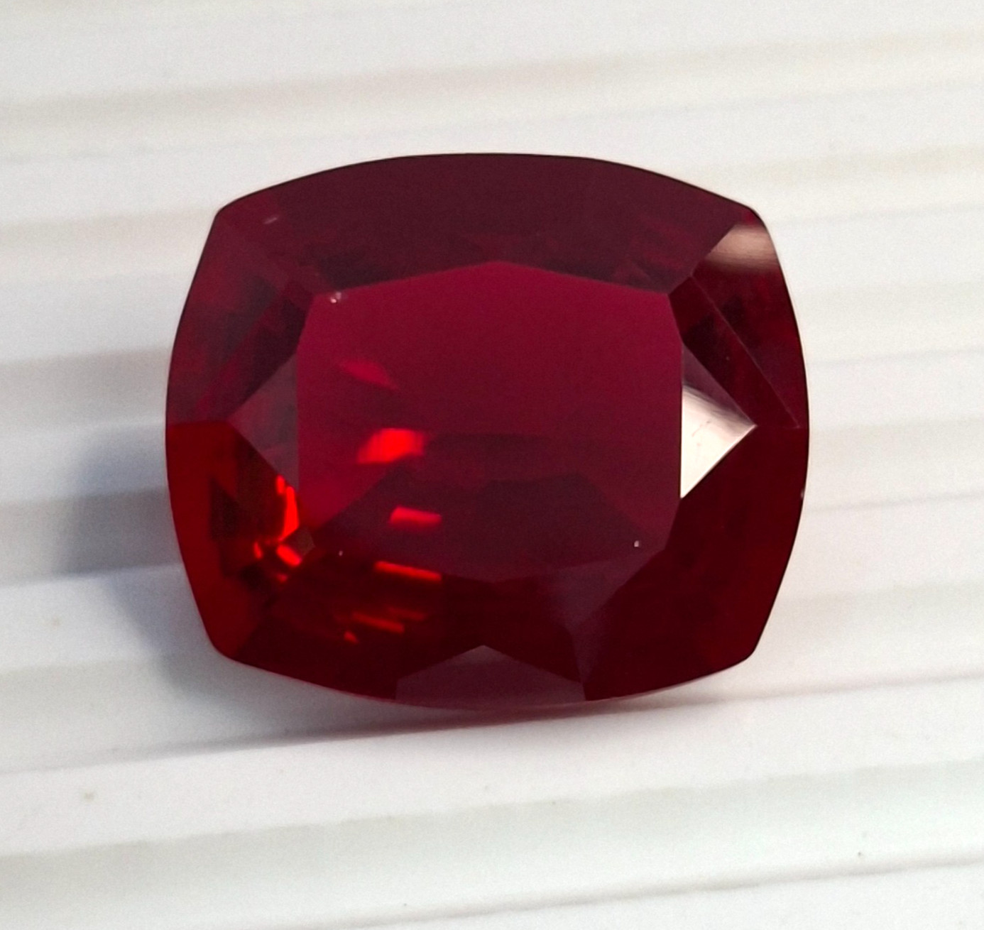Red Ruby Mozambique Cushion Cut 58-60 Ct Natural Loose Certified Gemstone GB017