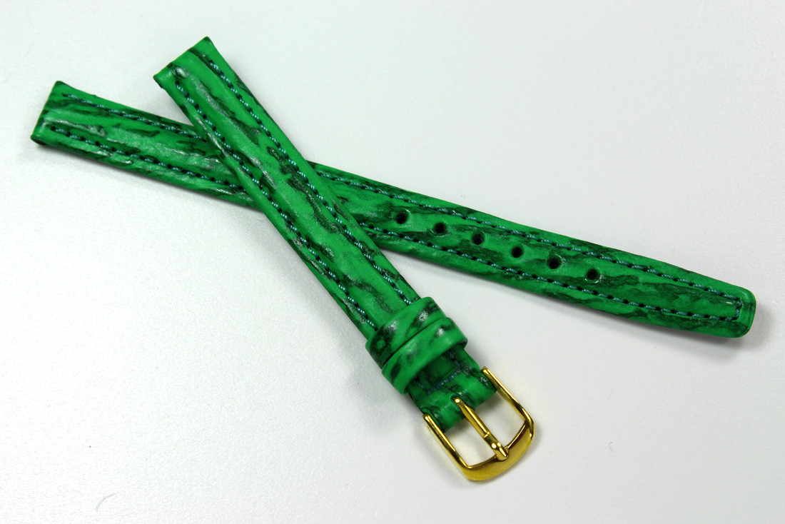 10mm Real Shark leather Band handmade Germany Graf Green Watch Strap