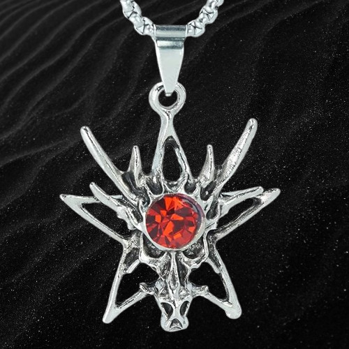 Alloy Pendant with Pure Stainless Steel 24inch Round Box Chain (Style-29)