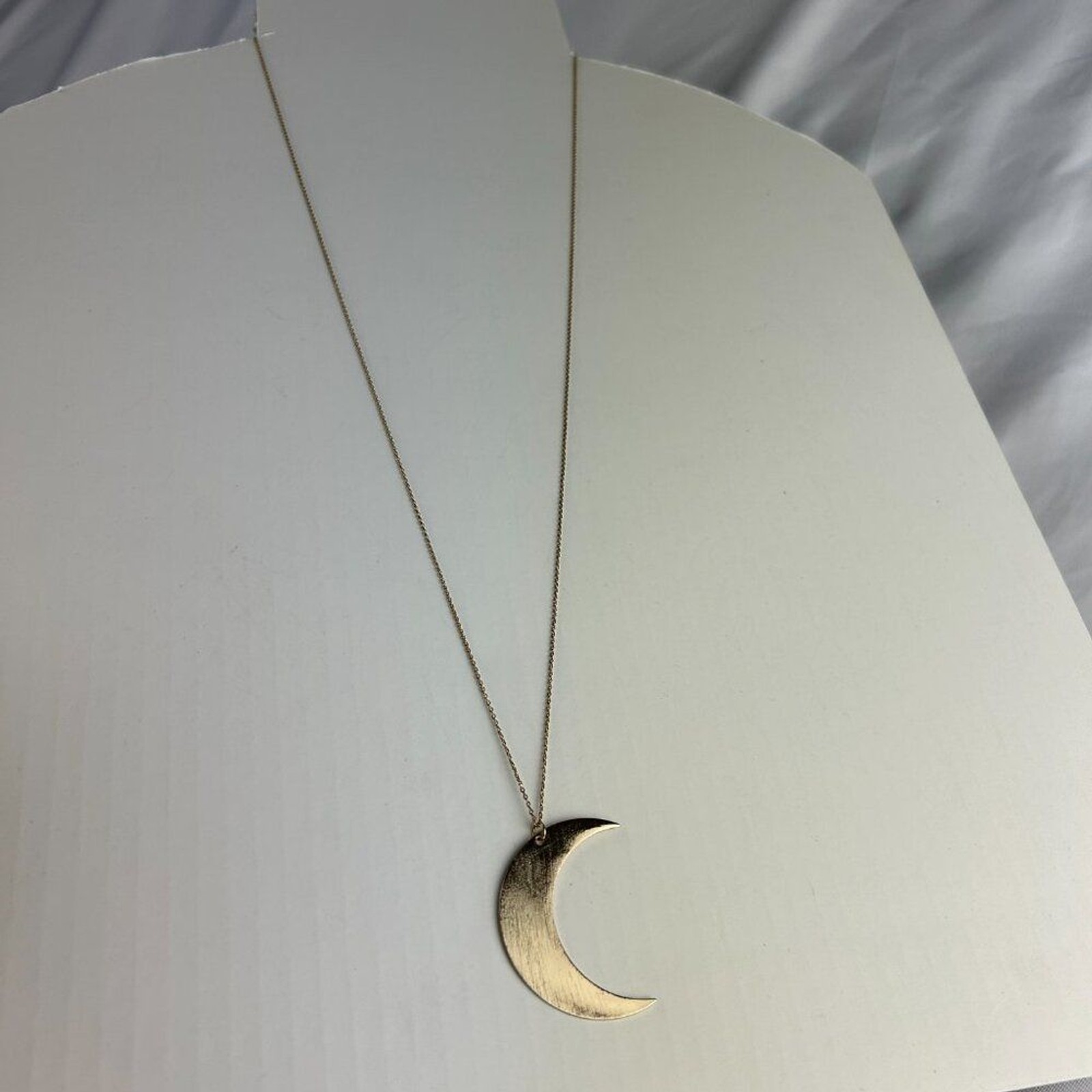 NORDSTROM RACK Crescent Gold Tone Moon Necklces NWOT