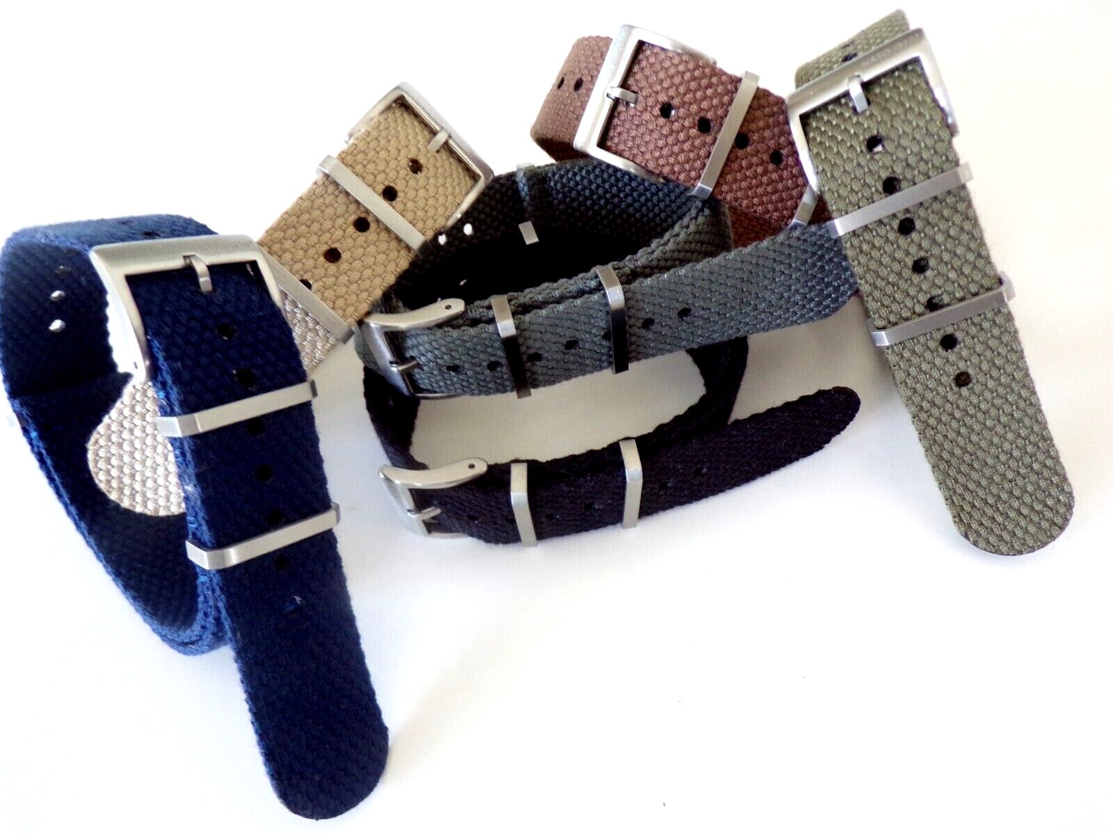 HEMP strap Cotton nylon ECO friendly Vegan military Soft NATO G10 watch band USA